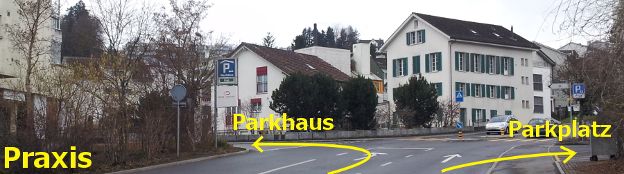 Parkplatz Orientierung 1